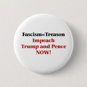 Bóton Redondo 5.08cm Traição - Impetar Trump e Pence