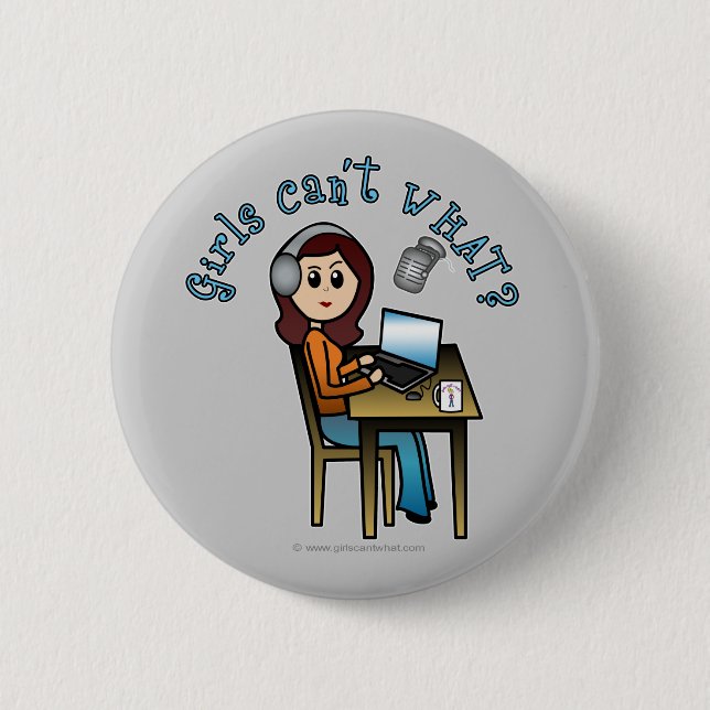 Bóton Redondo 5.08cm Transmissor (Claro) (Frente)