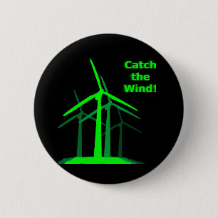 Bóton Redondo 5.08cm Trave o vento! Botão