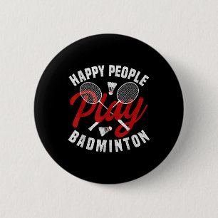 Bóton Redondo 5.08cm Treinador de Badminton Jogo Feliz Shuttle Playe Ba
