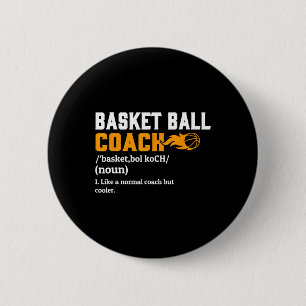 Bóton Redondo 5.08cm Treinador de basquete Definição de Oferta Diversão