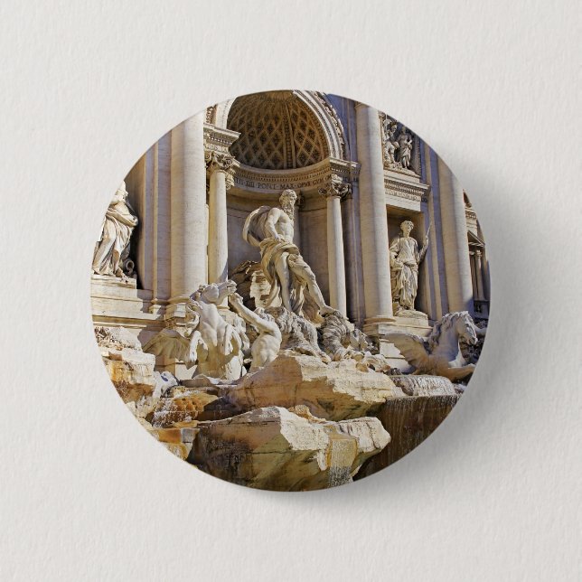 Bóton Redondo 5.08cm Trevi fountain (Frente)