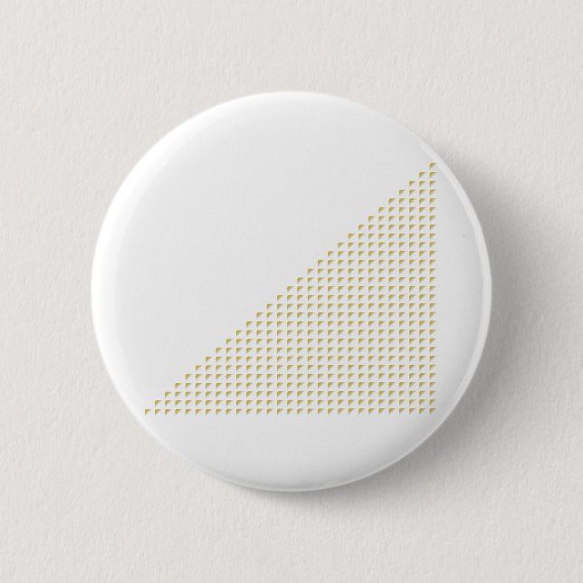 Bóton Redondo 5.08cm Triângulo com triângulos em 3D (Frente)