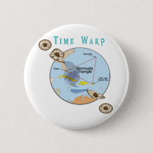 Bóton Redondo 5.08cm Triângulo das Bermudas