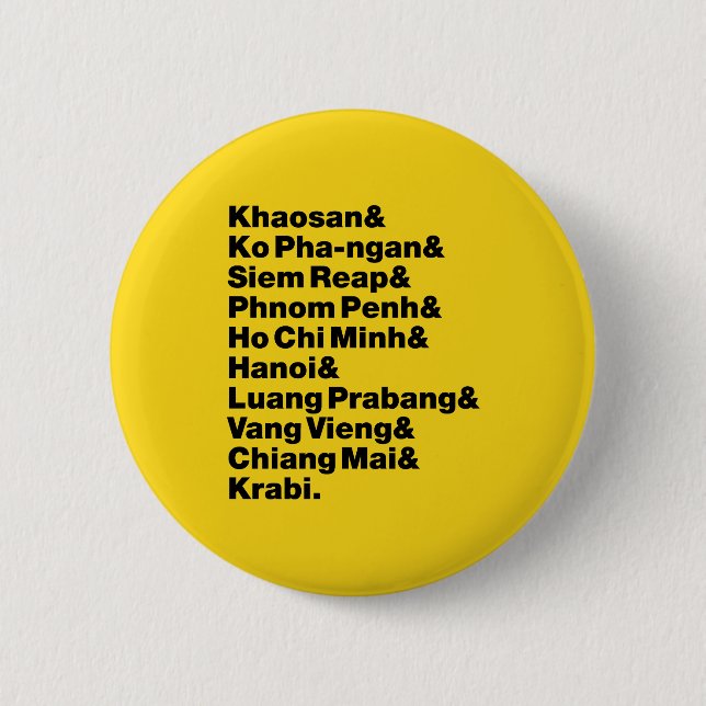 Bóton Redondo 5.08cm Trilha / Circuito de Banana Pancake (Frente)