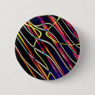 Bóton Redondo 5.08cm Trilhas de luz OVNI - 2