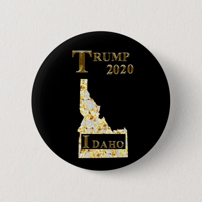 BÓTON REDONDO 5.08CM TRUMP 2020 IDAHO (Frente)