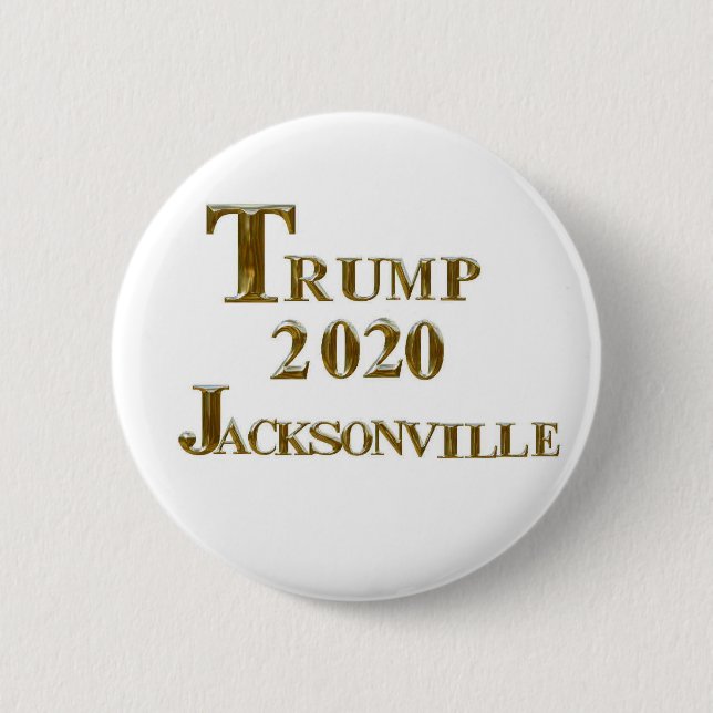 BÓTON REDONDO 5.08CM TRUMP 2020 JACKSONVILLE (Frente)