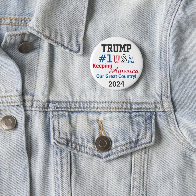 Bóton Redondo 5.08cm Trump 2024 (In Situ)