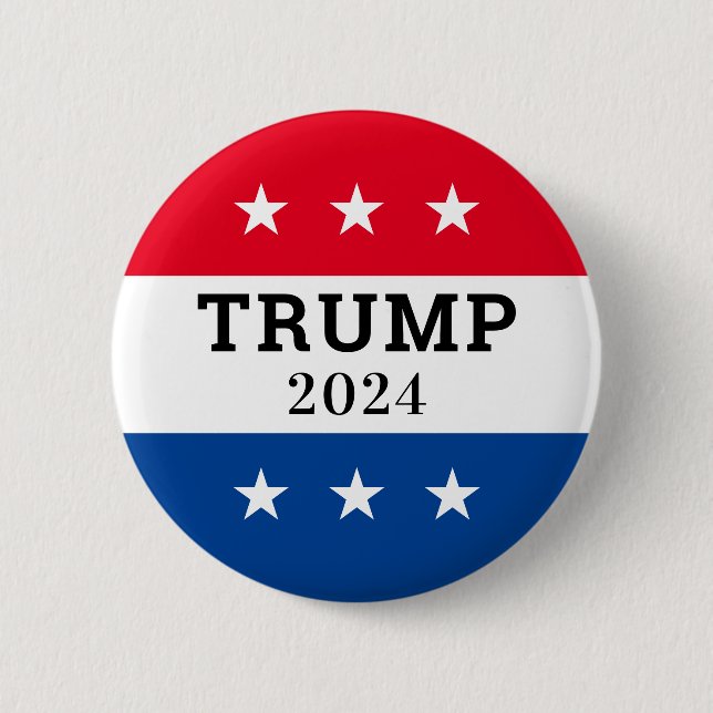Bóton Redondo 5.08cm Trump 2024 (Frente)