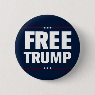 Bóton Redondo 5.08cm Trump 2024 Free Trump
