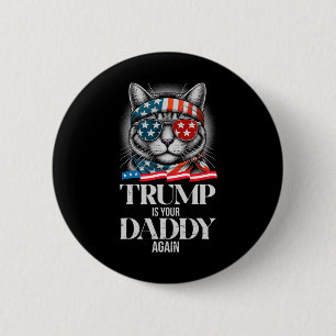 Bóton Redondo 5.08cm Trump 2024 Take America Byck Trump É Seu Pai A