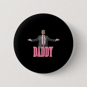 Bóton Redondo 5.08cm Trump 2024 Trump Pin de Trump na América Back Dadd