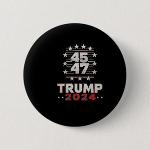 Bóton Redondo 5.08cm Trump 45 47 Você Errou Novamente Trump 2025 Bandei