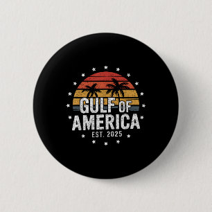 Bóton Redondo 5.08cm Trump Américas Golfo México Presidente Trump _2
