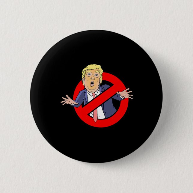 Bóton Redondo 5.08cm Trump Busters Resiste à Camisa (Frente)