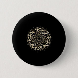 Bóton Redondo 5.08cm Trump Clic Mandala Estilo 86 47 Resistência Sutil