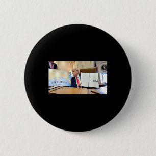 Bóton Redondo 5.08cm Trump Do Golfo Do México Presidente Patriótico Tru