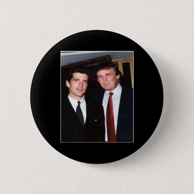 Bóton Redondo 5.08cm Trump E Jfk Anonymous (Frente)