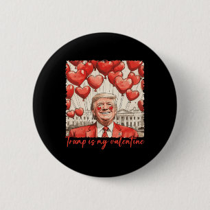 Bóton Redondo 5.08cm Trump É Meu Namorados Dia de os namorados Engraçad