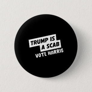 Bóton Redondo 5.08cm Trump É Um Voto De Cabra Harris 1