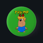Bóton Redondo 5.08cm Trump Go Funny Anti Trump<br><div class="desc">Um hilário presente Anti-Trump para os americanos cansados da tentativa de Donald Trump na política na América. Vamos tira essa cara da eleição presidencial de 2016. Ele tem que ir.</div>