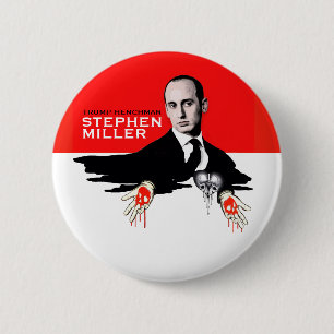Bóton Redondo 5.08cm Trump Henchman Stephen Miller