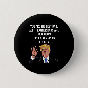 Bóton Redondo 5.08cm Trump Padre Dons De Godchild Filho Filha T Sh