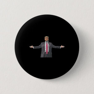 Bóton Redondo 5.08cm Trump Papai está em Casa Casa Branca 2024 2 Lados