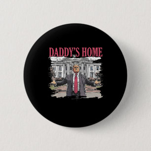Bóton Redondo 5.08cm Trump Papai está em Casa Casa Branca 2024 4 