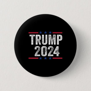 Bóton Redondo 5.08cm Trump Prender Este Dois Lados