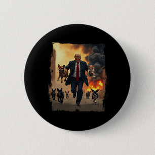 Bóton Redondo 5.08cm Trump Salva Cães