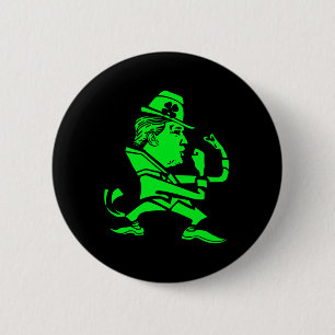 Bóton Redondo 5.08cm Trump St. Paddy's Engraçado Trump Dia de São Patrí
