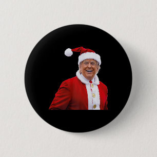 Bóton Redondo 5.08cm Trump Torna o Excelente de Natal novamente Papais 