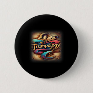Bóton Redondo 5.08cm Trump Trumpologia É O Estudo De Trump.