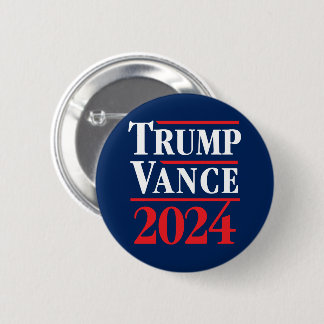 Bóton Redondo 5.08cm Trump Vance 2024