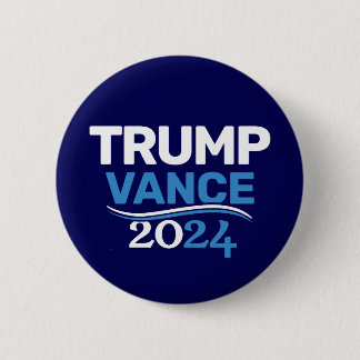 Bóton Redondo 5.08cm Trump vance 2024