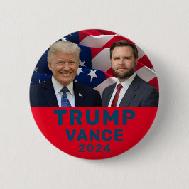 Bóton Redondo 5.08cm Trump Vance 2024