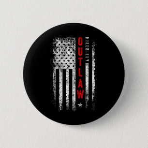 Bóton Redondo 5.08cm Trump Vance 2024 Donald Trump J.d. Vance Outlaw Hi
