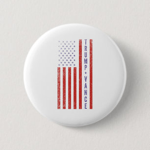 Bóton Redondo 5.08cm Trump Vance Republican American Election Gift