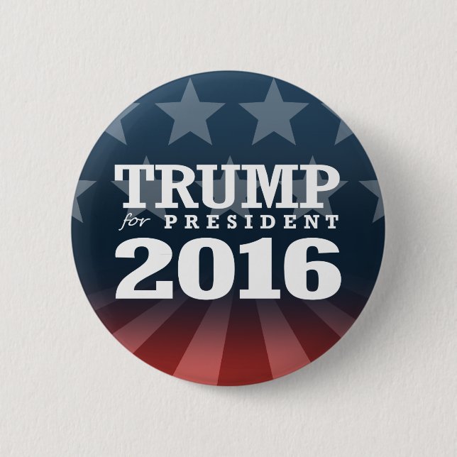 BÓTON REDONDO 5.08CM TRUNFO PARA O PRESIDENTE 2016 (Frente)