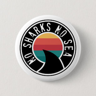 Bóton Redondo 5.08cm Tubarões sem Botão Mar para Conservação de Tubarõe