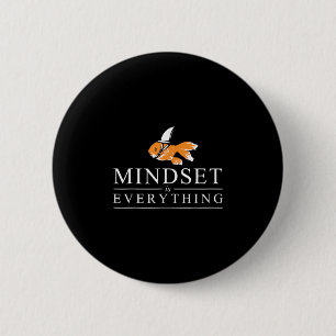 Bóton Redondo 5.08cm Tudo É Inspiração Motivacional Mindset Sha