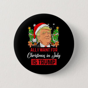 Bóton Redondo 5.08cm Tudo O Que Eu Quero Para O Natal Em Julho É Que É