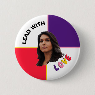 Bóton Redondo 5.08cm Tulsi Gabbard 2020