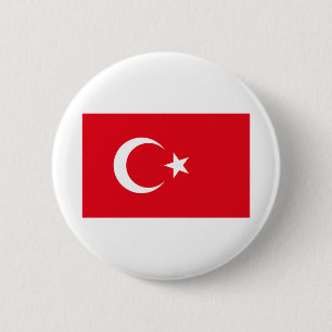 Bóton Redondo 5.08cm Türkiye - Turquia Flag