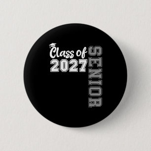 Bóton Redondo 5.08cm Turma de 2027 sênior 2027 volta às aulas graduação