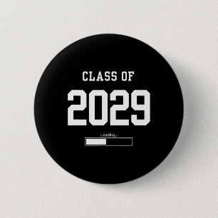 Bóton Redondo 5.08cm Turma de 2029 Calouro Futuro Ensino Médio Faculdad