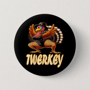 Bóton Redondo 5.08cm Twerkey Squad Twerking Engraçado Dançando Obrigado