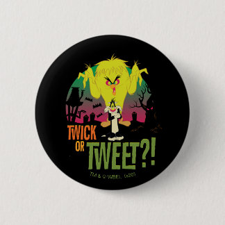 Bóton Redondo 5.08cm "Twick or Tweet" TWEETY™ & SYLVESTER™